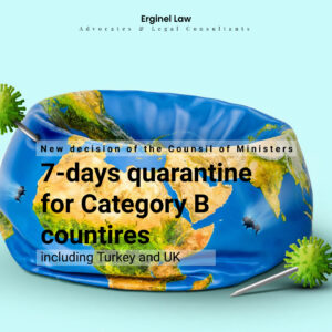 Northern Cyprus. 7-days quarantine for Category B countries. including Turkey and the UK